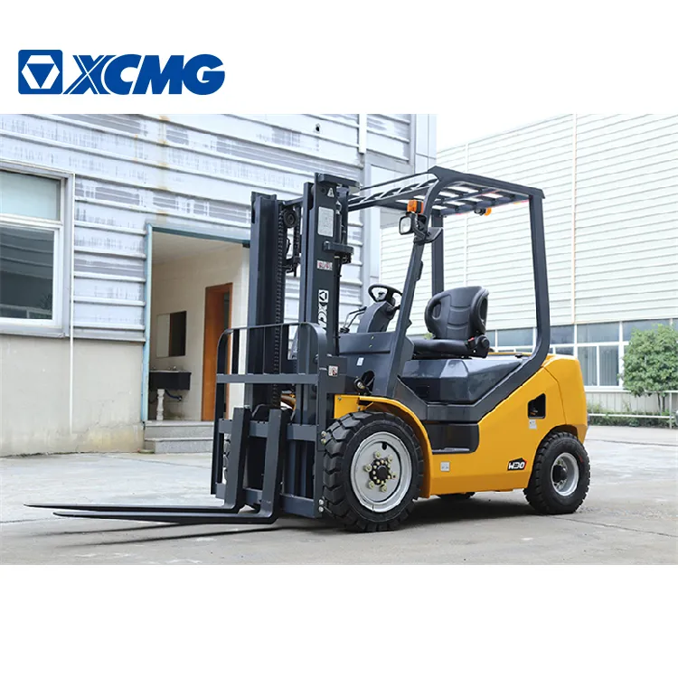 XCMG official 3 ton small electric forklift FB30-AZ1 China portable fork lift trucks for sale